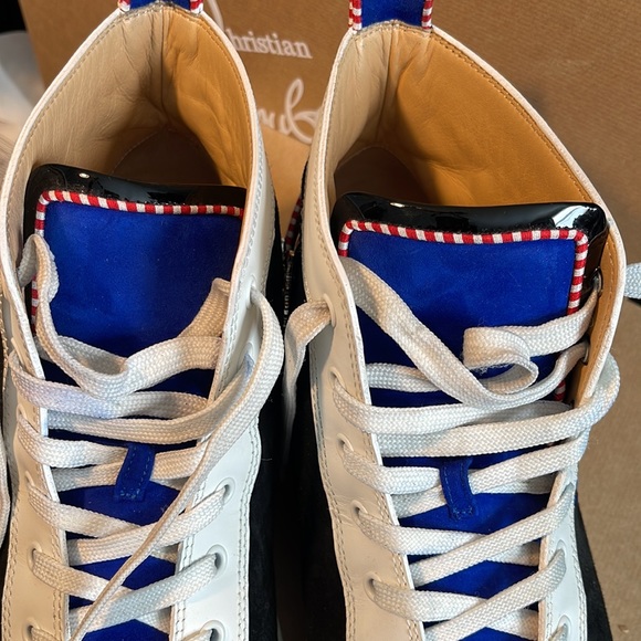 ✨HOST PICK✨ Men’s Navy Louis Flat High Tops - Picture 13 of 16